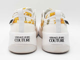 Versace Jeans Couture Barocco Print Sneakers Size 7 Us Sd0726crdu