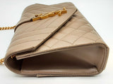 Yves Saint Laurent Envelope Tan Quilted Leather Chain Crossbody Bag Do0824lxzxde