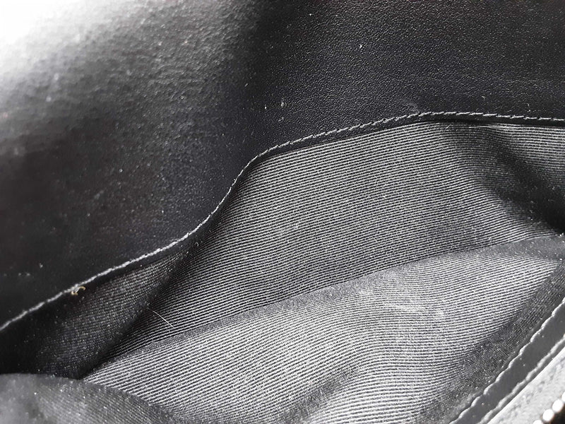 Mcm Black Embossed Logo Leather Continental Trifold Wallet Do0825crde