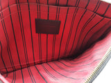 Louis Vuitton Pochette Brown Damier Ebene Coated Canvas Pouch Do0926oxzde