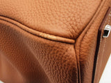 Hermes Birkin Hac 40 Gold Brown Togo Palladium Hardware Duffle Bag Do1025lpzxzde