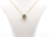 2.15 Cttw Diamond & 18k Gold Solitaire Pendant With Cert 4.6g 18 In Fw0925exzxdu
