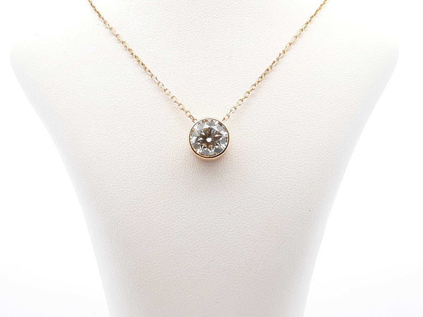 2.15 Cttw Diamond & 18k Gold Solitaire Pendant With Cert 4.6g 18 In Fw0925exzxdu
