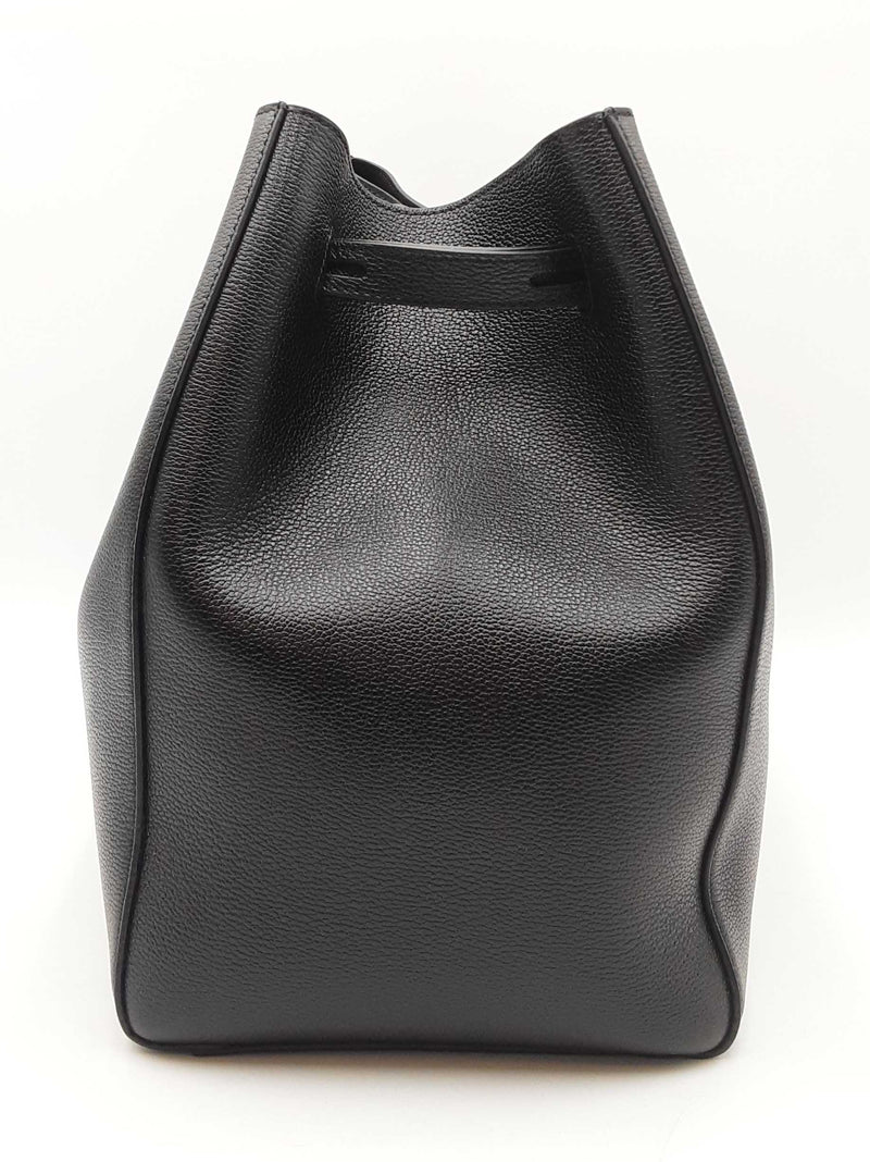 Tom Ford Audrey Black Grain Leather Tote Bag Fw0425irxdu