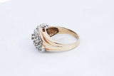 Approx. 0.56ctw Diamond Ring In 10k Yellow Gold 5.02 Grams Size 7.5 Eb0724oxzsa