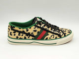 Gucci Tennis 1977 Leopard Print Sneakers Size 7.5 Fw1024lrxsa