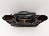 Louis Vuitton Black Calfskin Leather On My Side Mm Tote Bag Sd0825ozcrsa