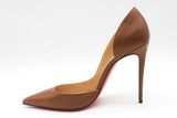 Christian Louboutin Iriza Brown Leather Pumps Size 40 Eb0626lrxde