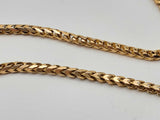 14k Yellow Gold 39.3g Fox Tail Chain 26 In Do0824lwxzde