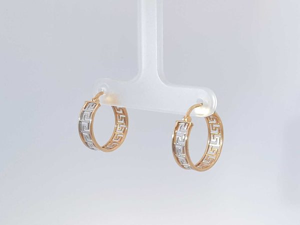 18k Yellow Gold Hoop Earrings 3 Grams Aa0825lpzsa