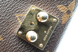 Louis Vuitton Monogram Canvas & Black Leather Pallas Wallet Eb0726oxzdu