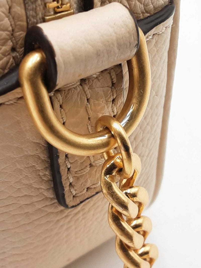 Tory Burch Camera Bag In Beige Leather Fw0925crdu