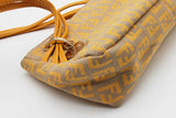 Fendi Yellow Baguette Triple Strap Shoulder Bag Eb0326lcrde