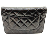 Chanel Wallet On Chain Black Quilted Patent Leather Crossbody Bag Do0825lpcrde