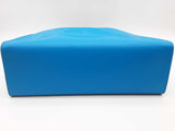 Telfar Cyan Blue Vegan Leather Medium Shopping Tote Bag Do0726rxde