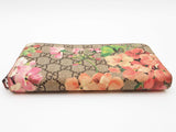 Gucci 404071 Gg Pink Blooms Supreme Zippy Continental Wallet Do0926lorde