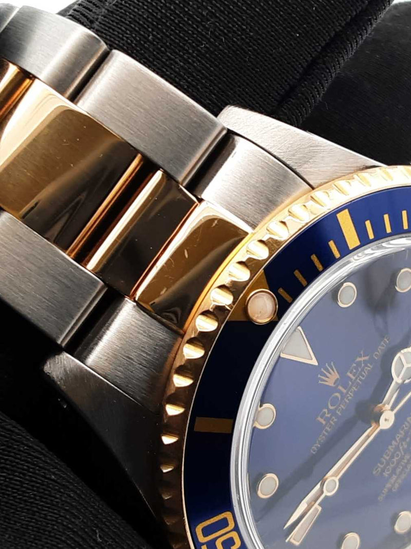 Rolex Oyster Submariner Date 40mm Gold & Steel Automatic Watch Fw0925ixzdu