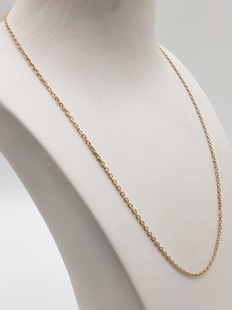 14k Yellow Gold 4.0g Cable Link Chain 18 In Do0225lpxde