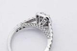 1.03cttw Diamond 14k White Gold Ring 3.6 Grams Size 5.5 Eb0626pxzsa