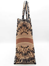 Christian Dior Book Tote Navy Blue Pink Tie Die Large Tote Bag Do0526lpwxde