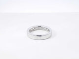 1.95 Cttw Diamond & 14k White Gold Wedding Band 4.9 Grams Size 6.75 Fw0926orxdu