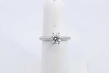 Approx. 1.02ctw Diamond Ring In Platinum 5.3 Grams Size 5.25 Eb0125oxxzsa