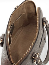 Gucci Mini Dome Bag In Grey Microguccissima Embossed Leather Fw0726wxzdu