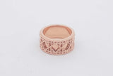 Christian Dior My Dior Cannage 18k Rose Gold Ring 5.6 Grams Size 49 Eb0326loxzde