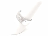 1.09 Ctw Lab Grown Round Diamond Ring Set In Silver 6.8 Grams Size 7 Vc1125wzmia