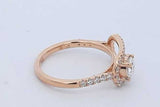 1.04cttw Lab Grown Diamond Ring In 14k Yellow Gold 2.74 Grams Size 7 Eb0726crxde