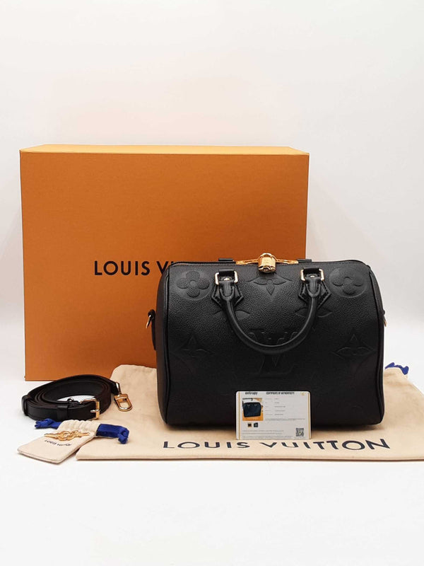 Louis Vuitton Speedy Bandoulière 25 In Monogram Empreinte Leather Fw0525exzdu