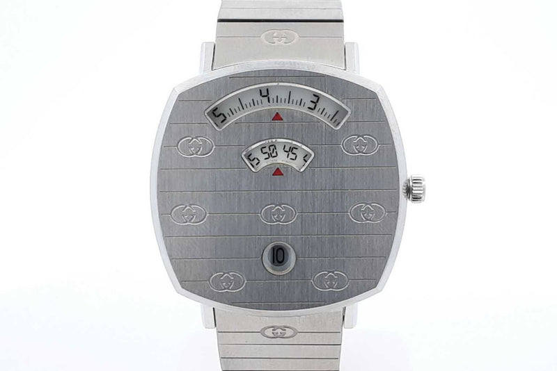 Gucci Stainless Steel 35mm Grip Quartz Watch Eb1224prxdu