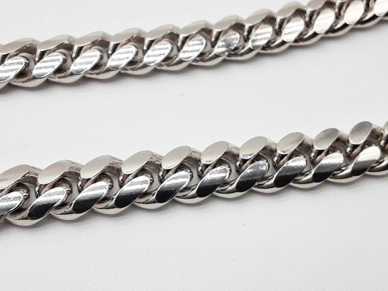 0.925 Sterling Silver 222.2g Cuban Link Chain 22 In Do0425rcrde