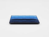 Gucci Chroma Card Case In Gradient Blue Gg Monogram Coated Canvas Fw1225lrzdu