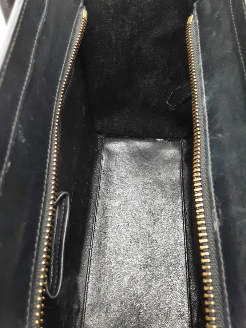 Celine Tweed Micro Luggage Top Handle Bag Eb1125rrxde