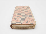 Louis Vuitton Clemence Wallet In Damier Azur Tahitienne Coated Canvas Fw0726lwrdu
