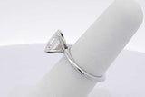2.02ctw Lab Grown Emerald Cut Diamond Ring 14k White Gold 3.5g Size 6 Eb526wxzsa