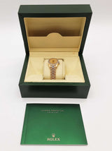 Rolex 26 Datejust Aftermarket Diamond Bezel 18k Yg Presidental Watch Do0525erxzde
