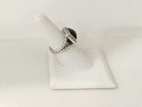David Yurman Sterling Sliver Petit Albion Black Stone Ring 9.7 Grams Size 6 Mk0926lzxmia
