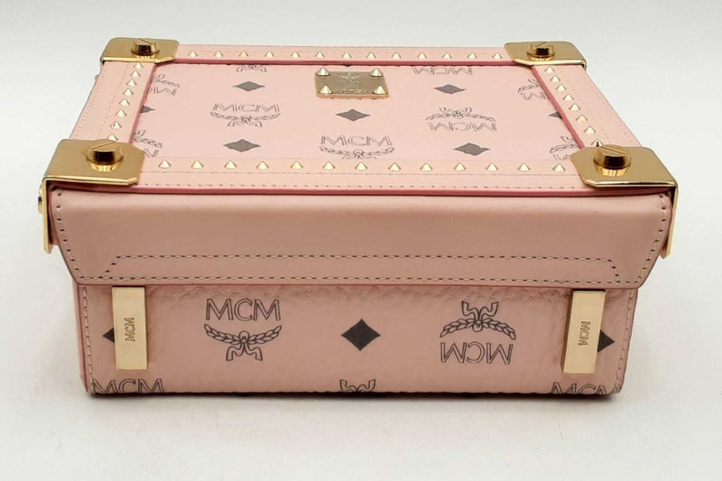 Mcm Berlin Crossbody Bag In Pink Visetos Aa0225rxzsa