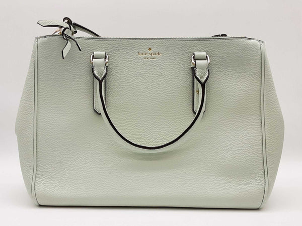 Kate Spade Spade Mulberry Street Leighann Mint Green Satchel Sd1125wzde