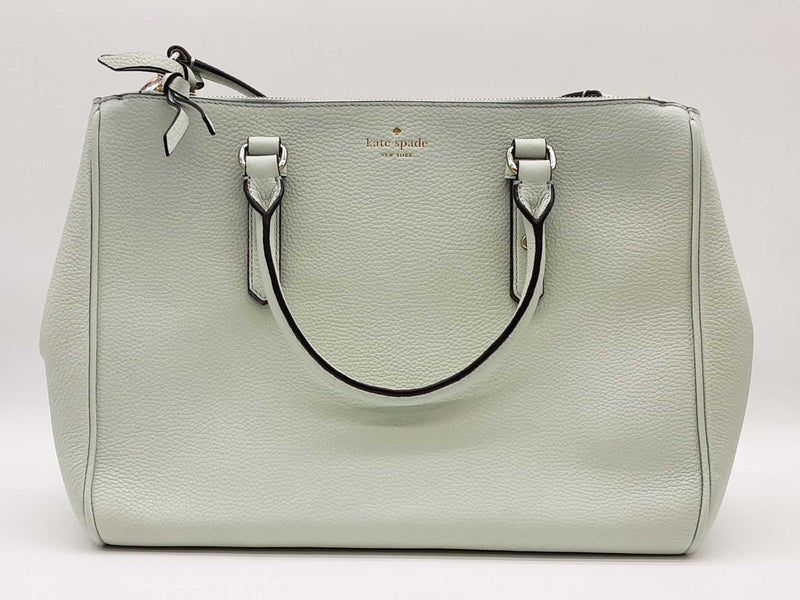 Kate Spade Spade Mulberry Street Leighann Mint Green Satchel Sd1125wzde