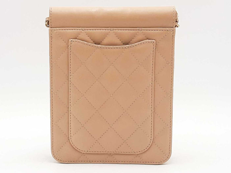Chanel Mini Flap Crossbody Beige Aa0925lixzsa