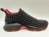 Christian Louboutin Black Red Spike Neoprene Shoes Size Eu 44 Do0225orxde