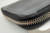 Louis Vuitton Black Epi Leather Zippy Wallet  Eb1024lrxdu