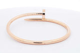 Cartier 18k Rose Gold Juste Un Clou Bracelet 32.89 Grams Size 17 Eb0125pxxzsa