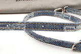 Balenciaga Denim Hourglass Top Handle Bag Eb0126rxzsa