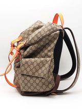 Gucci Ophidia Gg Supreme Double Buckle Backpack Beige Aa0226lzxzsa