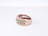 1.02 Cttw Diamond Anniversary Band In 10k Rose Gold 3.9 Gram Size 6 Fw0626pxzdu