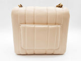 Tory Burch Kira Squared Creme White Quilted Leather Crossbody Bag Do0725crde